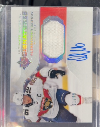 2016-17 Upper Deck Ultimate Signatures #SS-AB Aleksander Barkov — front