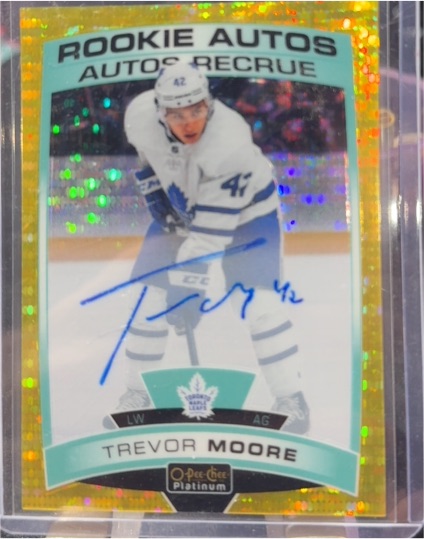 2019-20 O-Pee-Chee Platinum #160 Trevor Moore RC — front