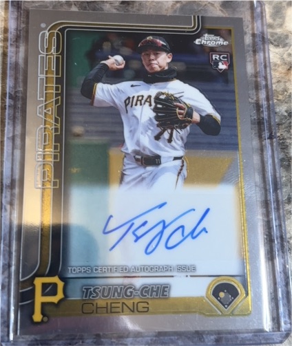 2025 Topps Chrome Update #AC-TCG Tsung-Che Cheng — front
