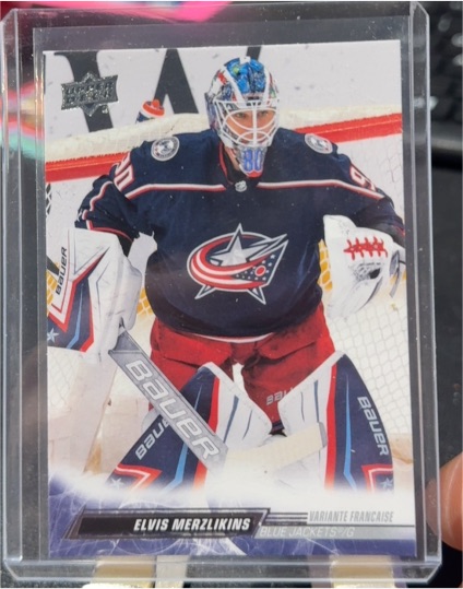 2022-23 Upper Deck Series 1 #53 Elvis Merzlikins — front