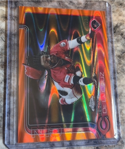 2025 Topps Chrome Update #USC189 Elly De La Cruz — front
