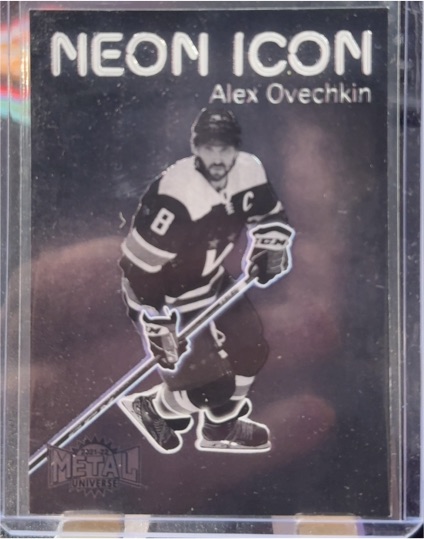 2021-22 Skybox Metal Universe #NI-10 Alex Ovechkin Neon Icon — front