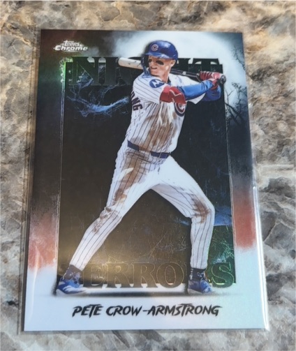 2025 Topps Chrome Update #NT-23 Pete Crow-Armstrong Night Terrors — front