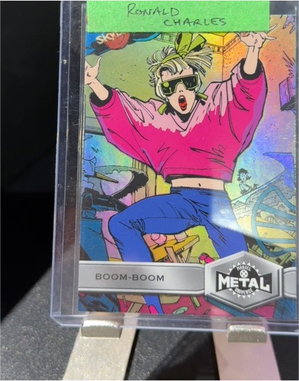 2020 Upper Deck Marvel X-Men Metal Universe #111 Boom-Boom — front