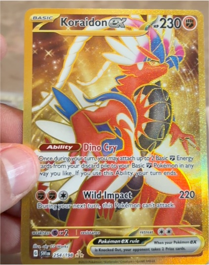 2023 Pokémon SV01: Scarlet & Violet Base Set #254/198 Koraidon ex — front