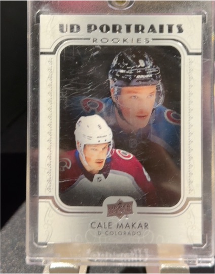 2019-20 Upper Deck UD Portraits #P-50 Cale Makar — front