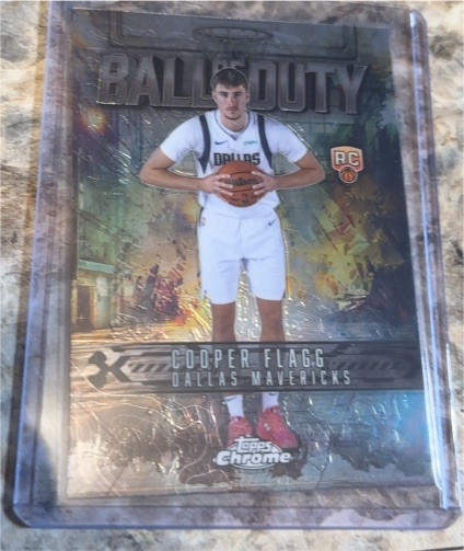 2025-26 Topps Chrome Ball Of Duty #BD-21 Cooper Flagg — front