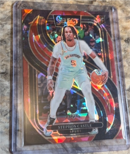 2024-25 Panini Select Premier Level #175 Stephon Castle — front