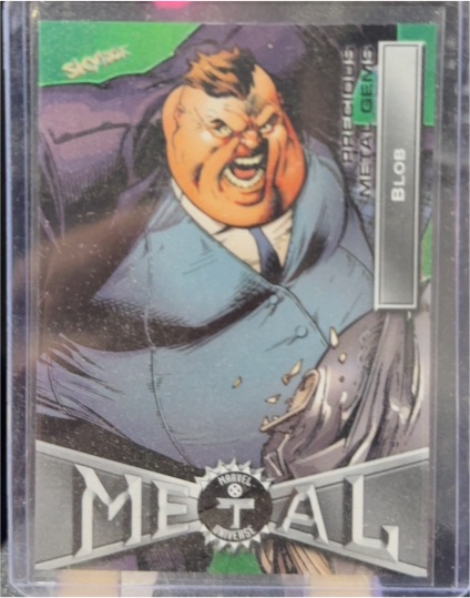 2020 SkyBox Metal Universe Marvel X-Men #79 Blob — front