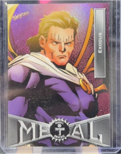 2020 SkyBox Marvel X-Men Metal Universe #81 Exodus — front