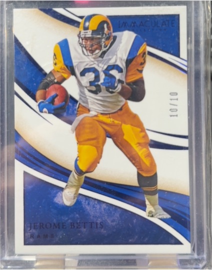 2020 Panini Immaculate #10 Jerome Bettis — front
