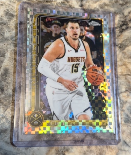 2025-26 Topps Chrome #25 Nikola Jokic — front
