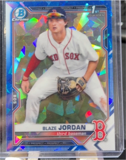 2021 Bowman Chrome Prospects #BCP-71 Blaze Jordan — front