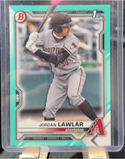 2021 Bowman Draft #BD-194 Jordan Lawlar — front