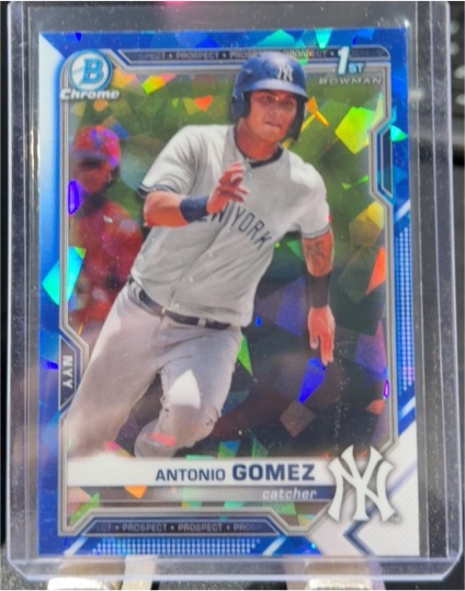 2021 Bowman Chrome Sapphire #BCP-82 Antonio Gomez — front