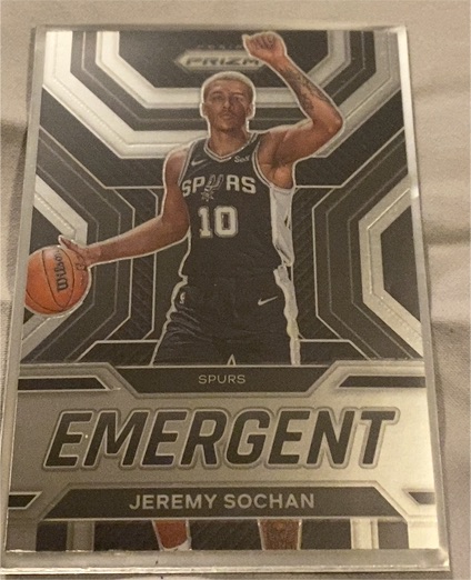 2022-23 Panini Prizm #7 Jeremy Sochan — front