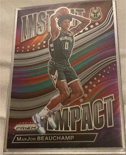 2022-23 Panini Prizm Instant Impact MarJon Beauchamp — front
