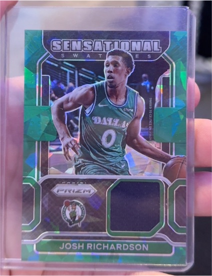 2021-22 Panini Prizm Sensational Swatches #SW-JRS Josh Richardson — front