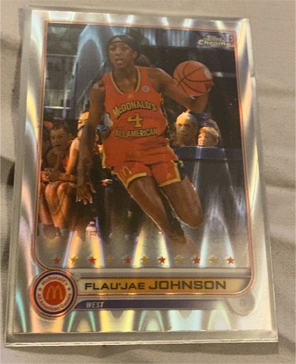 2022 Topps Chrome McDonald's All American #45 Flau'Jae Johnson — front