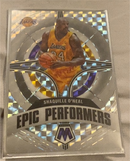 2021-22 Panini Mosaic Epic Performers #11 Shaquille O'Neal — front