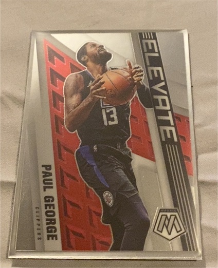 2021-22 Panini Mosaic Basketball Elevate #14 Paul George — front