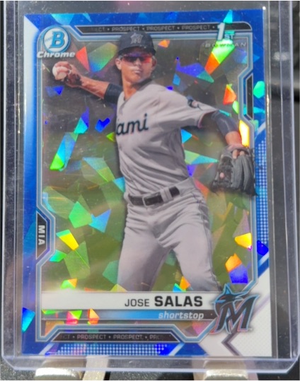 2021 Bowman Chrome #BCP-110 Jose Salas — front