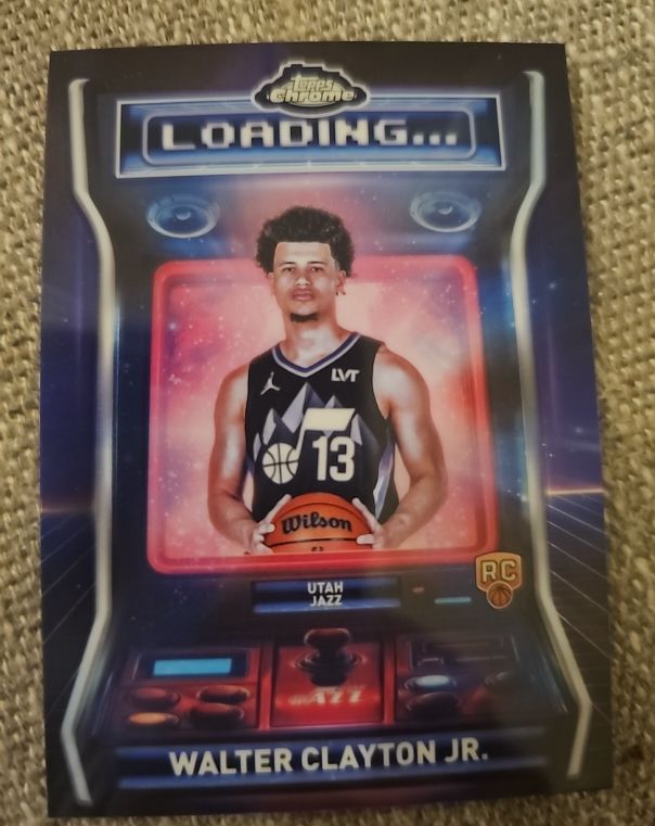 2025-26 Topps Chrome #LD-15 Walter Clayton Jr. Loading — front