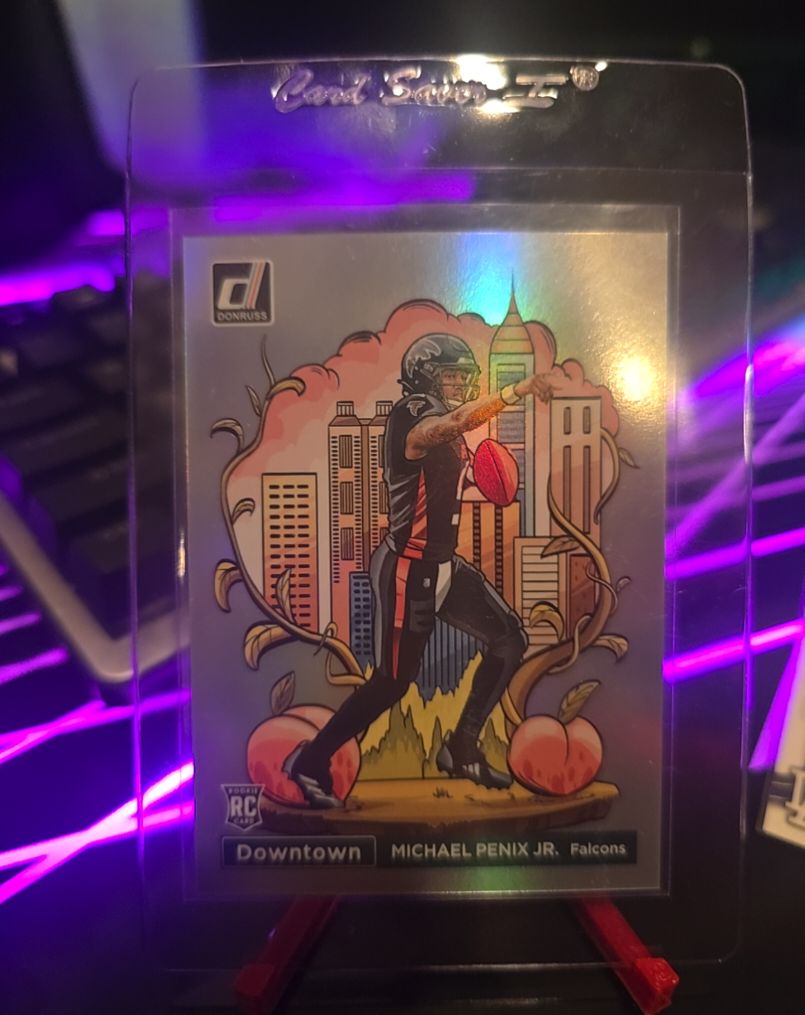 2024 Panini Donruss Downtown! #14 Michael Penix Jr. — front