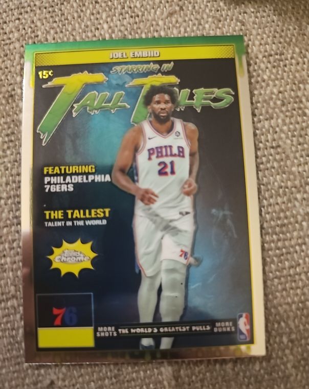 2025-26 Topps Chrome #TT-3 Joel Embiid Tall Tales — front