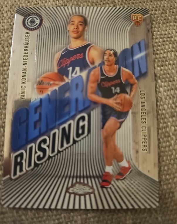 2025-26 Topps Chrome #GR-20 Yanic Konan-Niederhäuser Generation Rising — front