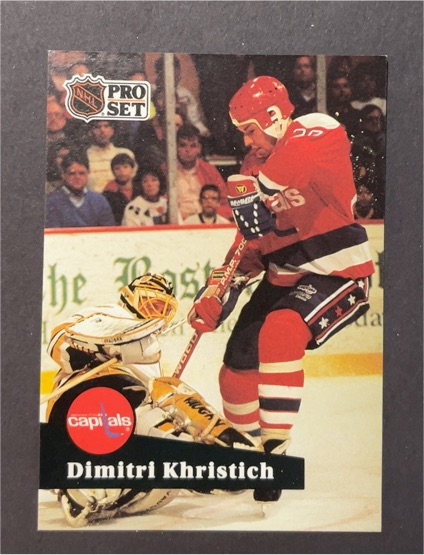 1991-92 Pro Set #260 Dimitri Khristich — front
