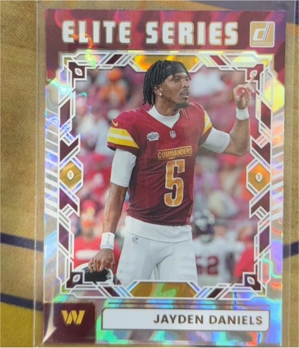 2025 Donruss #TES-JDA Jayden Daniels The Elite Series — front