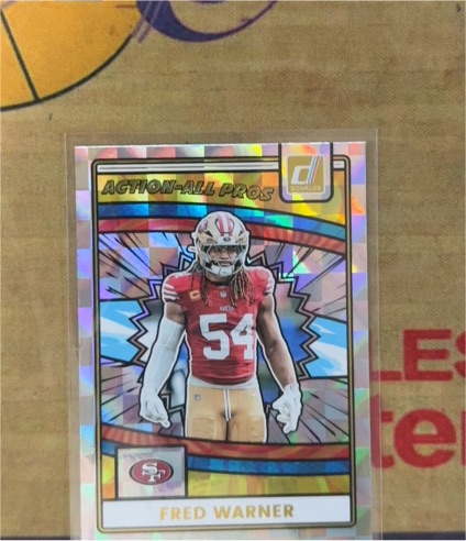 2025 Donruss Action All Pros #AAP-FWA Fred Warner — front