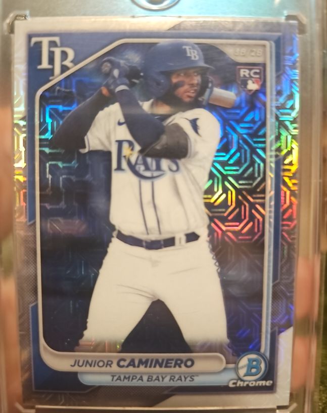 2024 Bowman Chrome #20 Junior Caminero — front