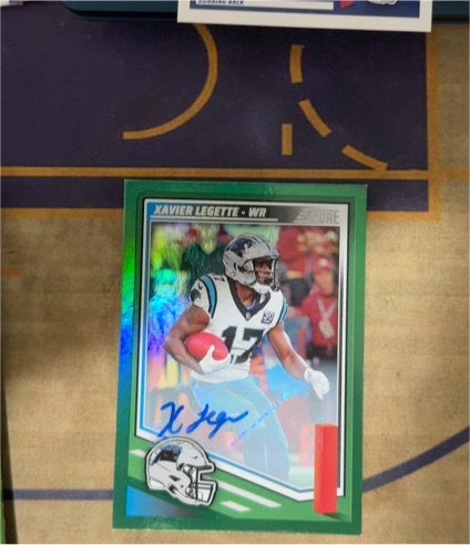 2025 Panini Score #217 Xavier Legette — front