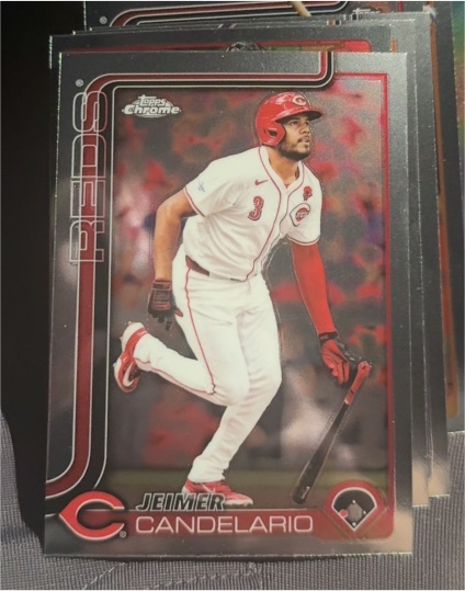 2025 Topps Chrome #85 Jeimer Candelario — front