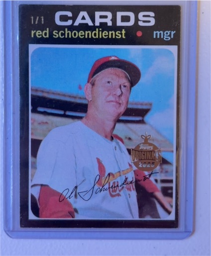 1971 Topps #239 Red Schoendienst — front