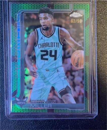 2025-26 Topps Chrome #89 Brandon Miller — front