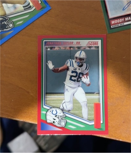 2025 Score #89 Jonathan Taylor — front