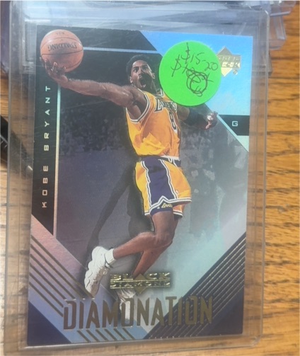 2000 Upper Deck Black Diamond Diamonation #D3 Kobe Bryant — front