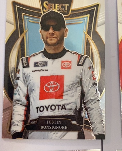 2025 Panini Select NASCAR Grandstand #37 Justin Bonsignore — front