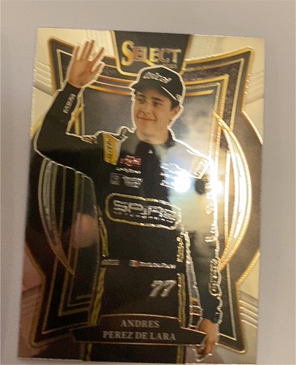 2025 Panini Select Racing Grandstand #53 Andres Perez De Lara — front