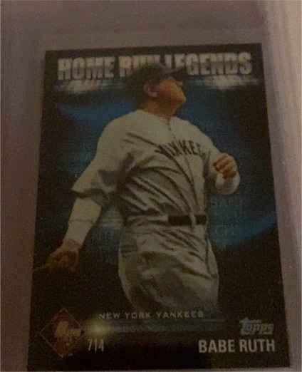 2012 Topps Prime 9 Home Run Legends #HRL-2 Babe Ruth — front
