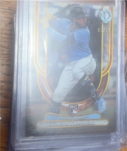 2024 Topps Tribute #63 Junior Caminero — front