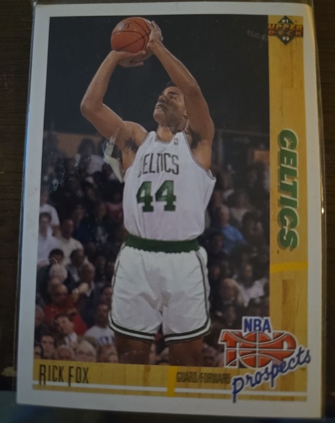 1991-92 Upper Deck #443 Rick Fox — front