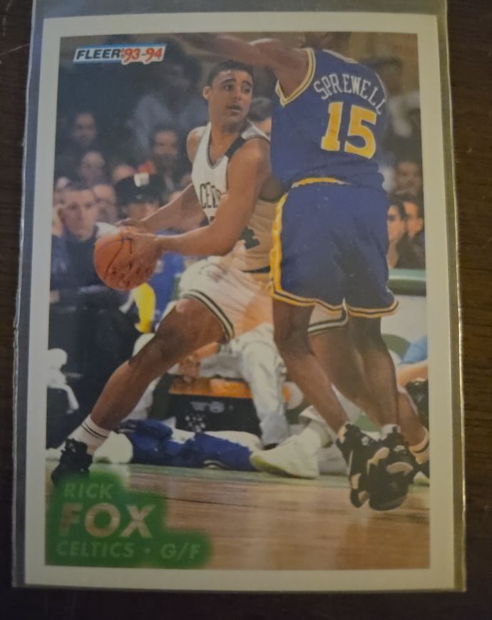 1993-94 Fleer #12 Rick Fox — front