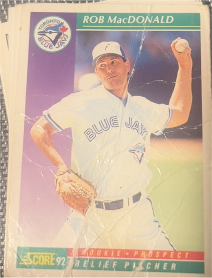 1992 Score #405 Rob MacDonald — front