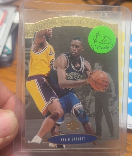 1996-97 Upper Deck Future NBA All-Stars #AS-28 Kevin Garnett — front