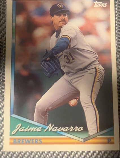 1994 Topps #679 Jaime Navarro — front