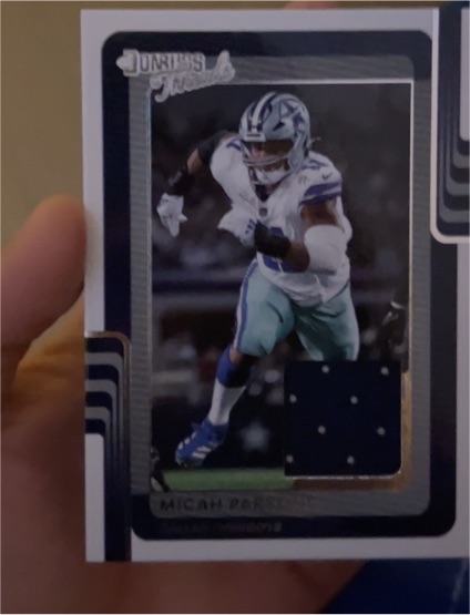 2025 Panini Donruss Threads #DTH-MPS Micah Parsons — front